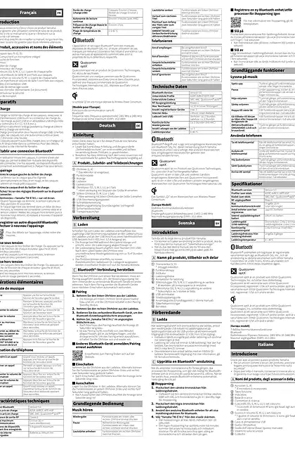 yamaha雅马哈TW-E7A User Guide Basic